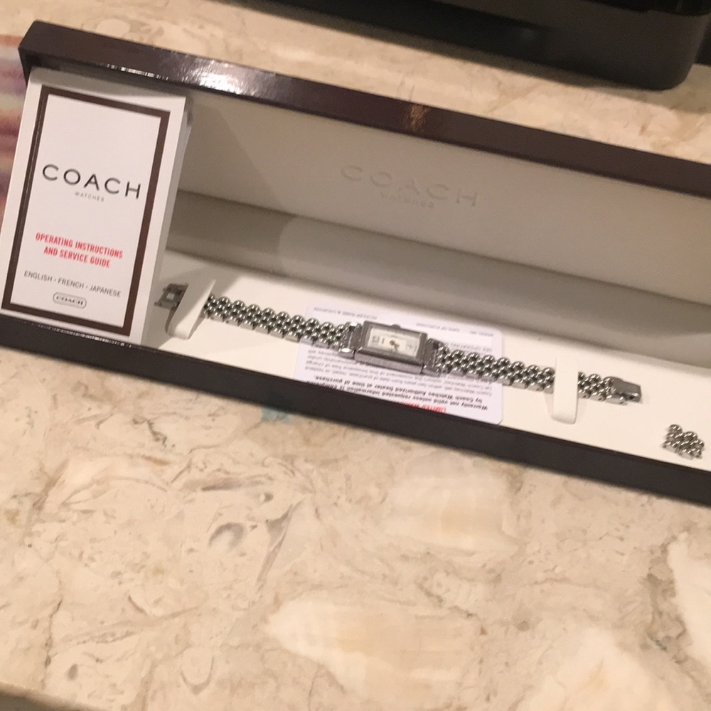 Coach stainless steel watch ✨